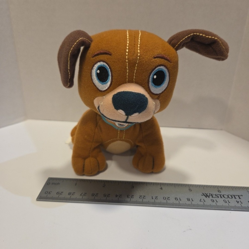 Findo  Doc McStuffins Plush Brown Dog 4.5-Inch Stuffed Toy Animal Disney Jr